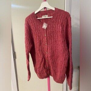 NWOT NORM THOMPSON WOOL CARDIGAN